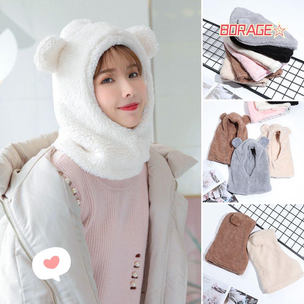 Mũ Tai Gấu Nhồi Bông Chống Gió Thời Trang Mùa Đông