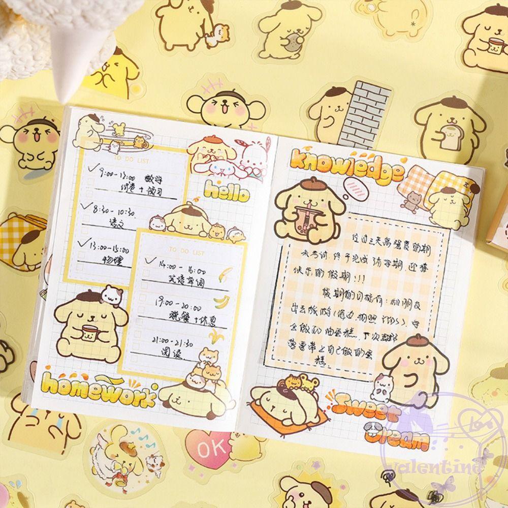 Nhãn Dán Trang Trí Hộp Quà Hình Chú Gấu / Dâu Tây / Cinnamoroll Goo Đáng Yêu