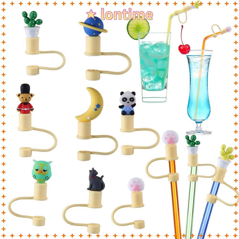 Nắp Đậy Ống Hút Bằng Silicone Chống Bụi Có Thể Tái Sử Dụng Cho Ống Hút 6-8 mm