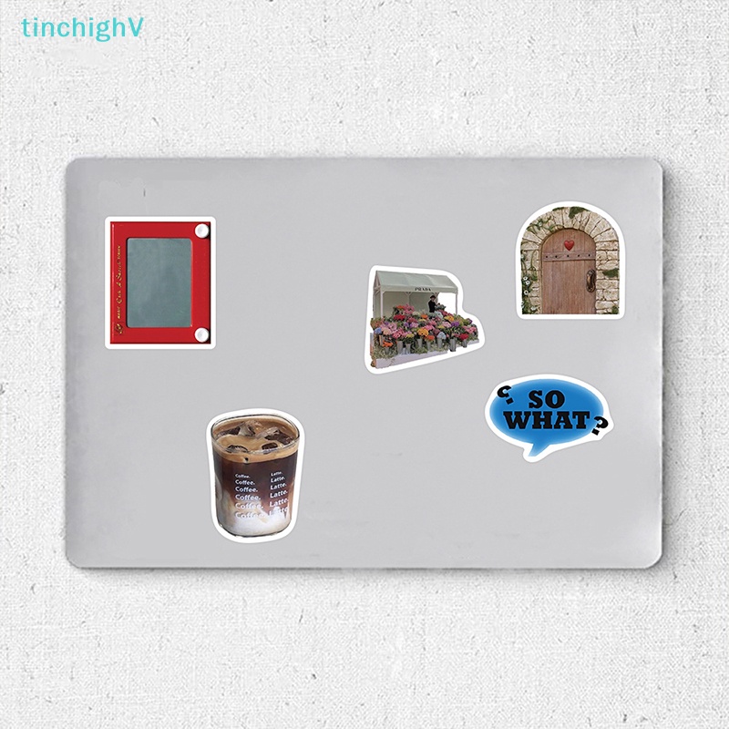 Bộ 63 Miếng Dán Hình Graffiti Thời Trang Cổ Điển Dùng Trang Trí Sổ Tay / Guitar / Laptop