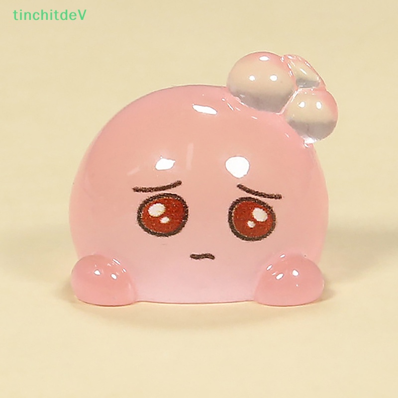 [TinchitdeV] Bộ 2 Đèn Nhựa Resin Mini Phát Quang Kirby Với Biểu Tượng Cảm Xúc Cho Bảng Điều Khiển Xe Hơi Ngẫu Nhiên