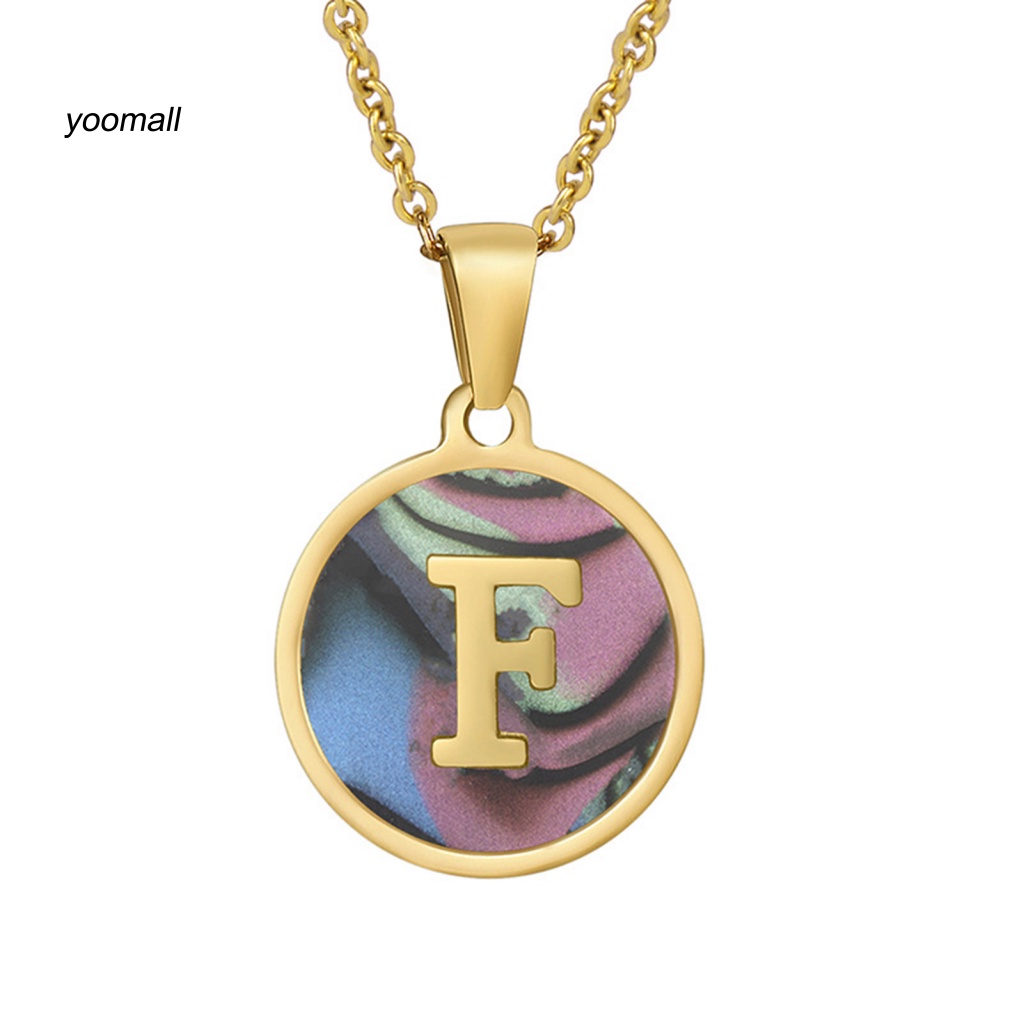 Yo / Vòng cổ Hình Vỏ Sò / Biển / Chữ Cái Dễ Phối Đồ Cho Nữ