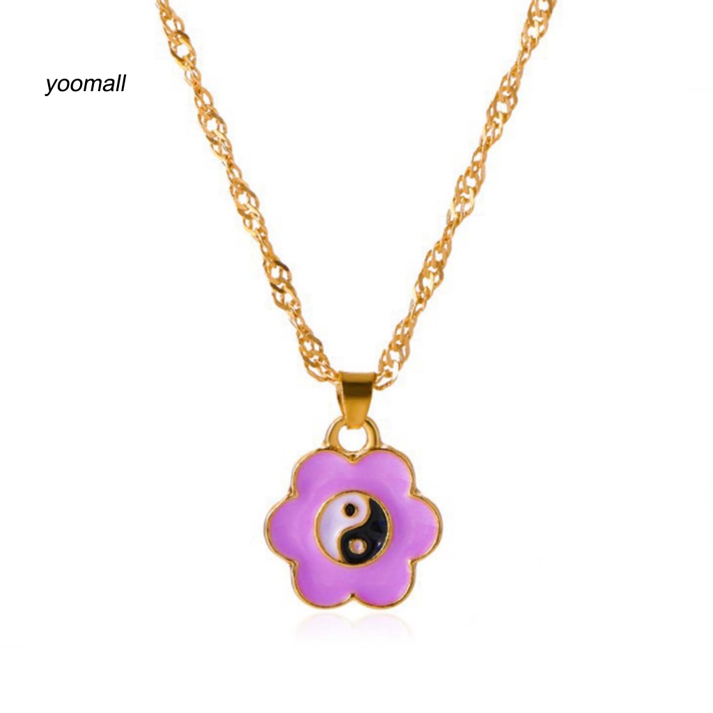 Vòng cổ Nối Dài Mặt Hình Thái Cực Quyền Thời Trang Cho Nữ