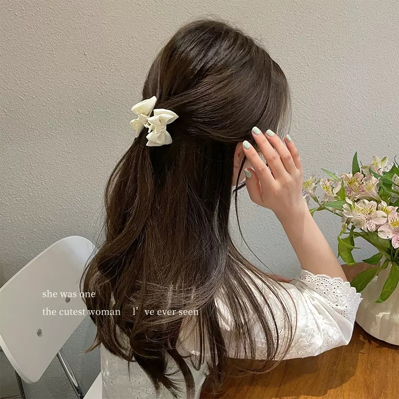 Kẹp Tóc Nơ Công Chúa Ngọt Ngào Cho Bé Gái