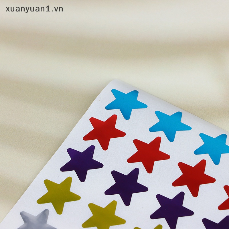 Xuan Set 10 Tấm Nhãn Dán Mini Dùng Làm Phần Thưởng Giáo Viên Mẫu Giáo