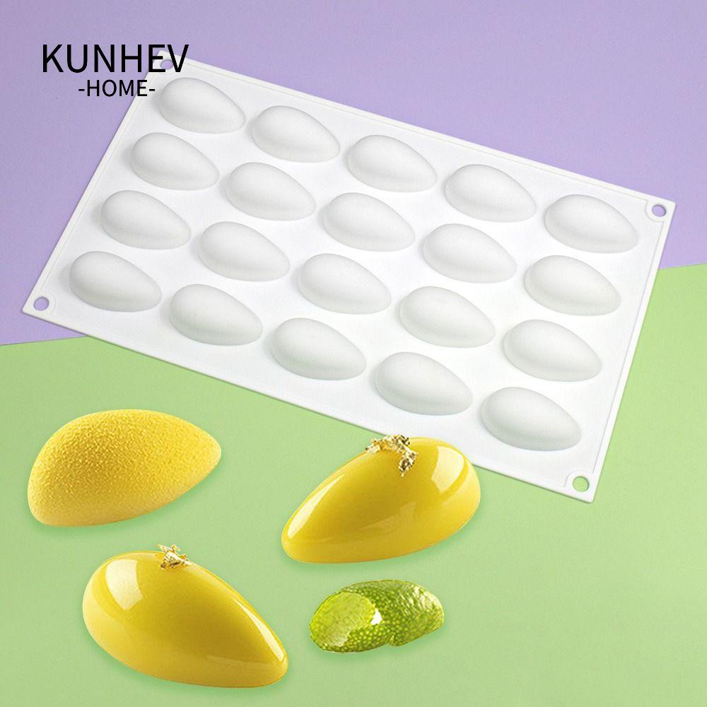 KUNHEV Khuôn Làm Bánh / Xà Phòng / Nến Handmade Hình Vỏ Sò 3D Có 20 Ngăn