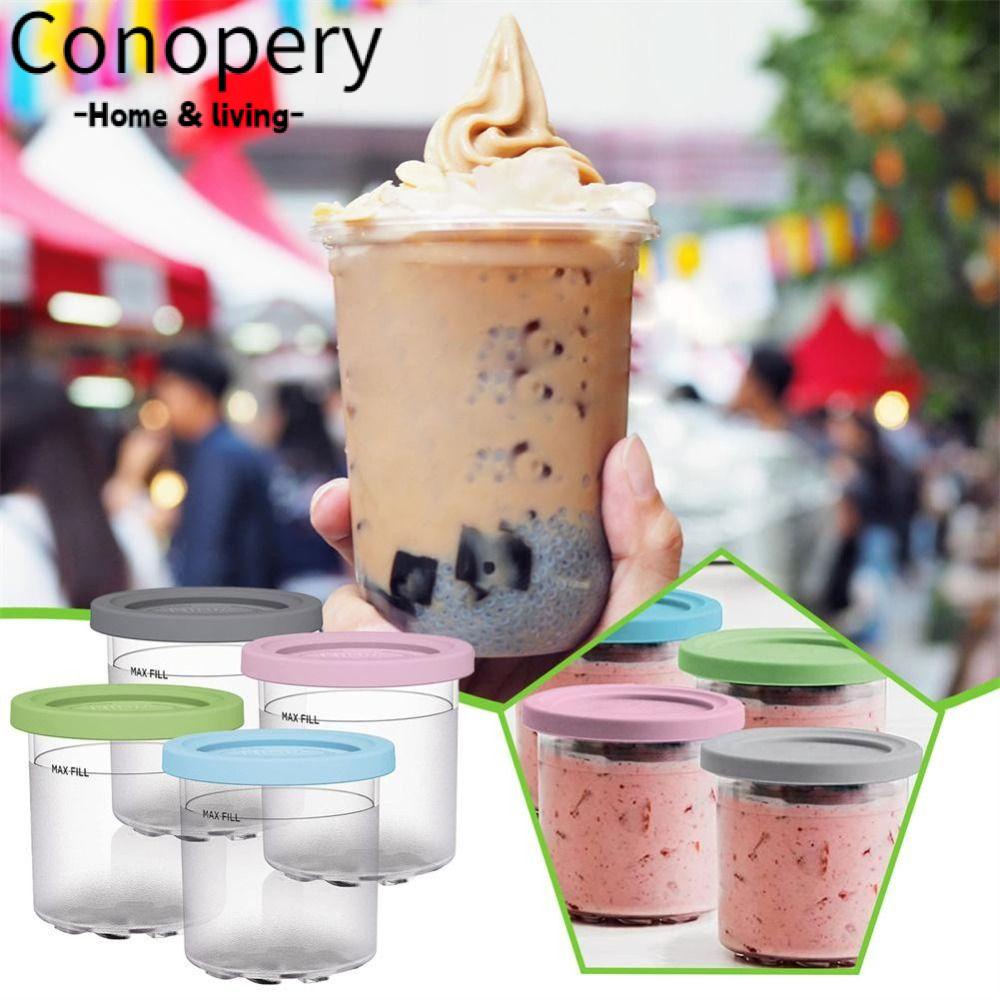 CONOPERY Bộ 2 / 4 Lọ Đựng Kem Bằng Nhựa Chống Rò Rỉ Cho Ninja