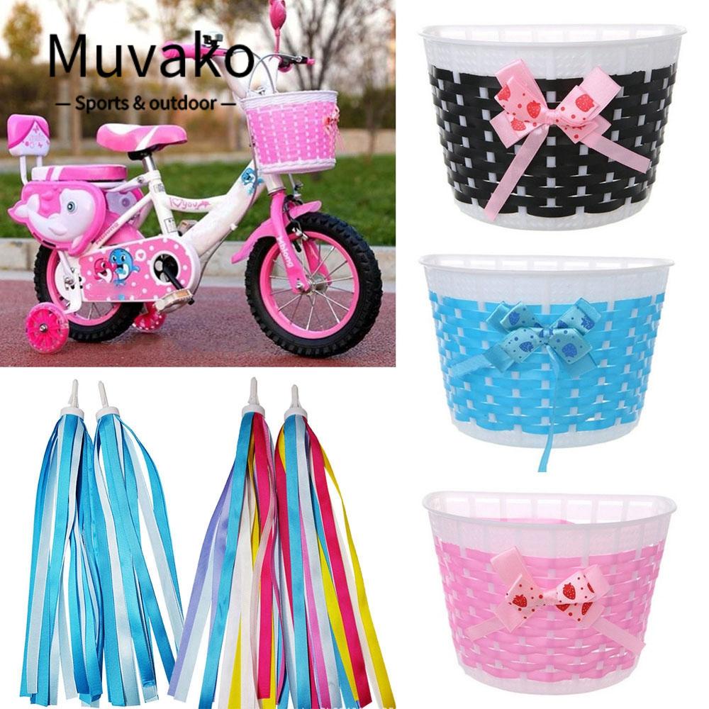 MUVAKO Giỏ Đựng Đồ Gắn Tay Lái Xe Đạp Tiện Dụng