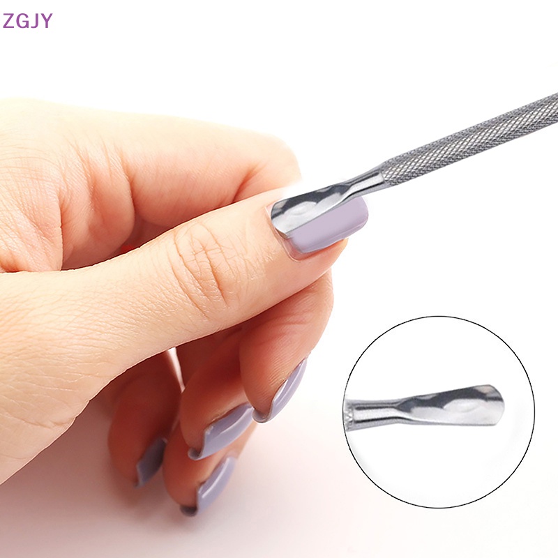 Dụng Cụ Loại Bỏ Da Chết Cho Móng Tay Bằng Thép Không Gỉ Tiện Dụng Mới