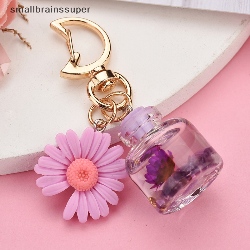 Móc Khóa Hình Lọ Điều Ước Đính Hoa Mặt Trăng Sáng Tạo Dễ Thương