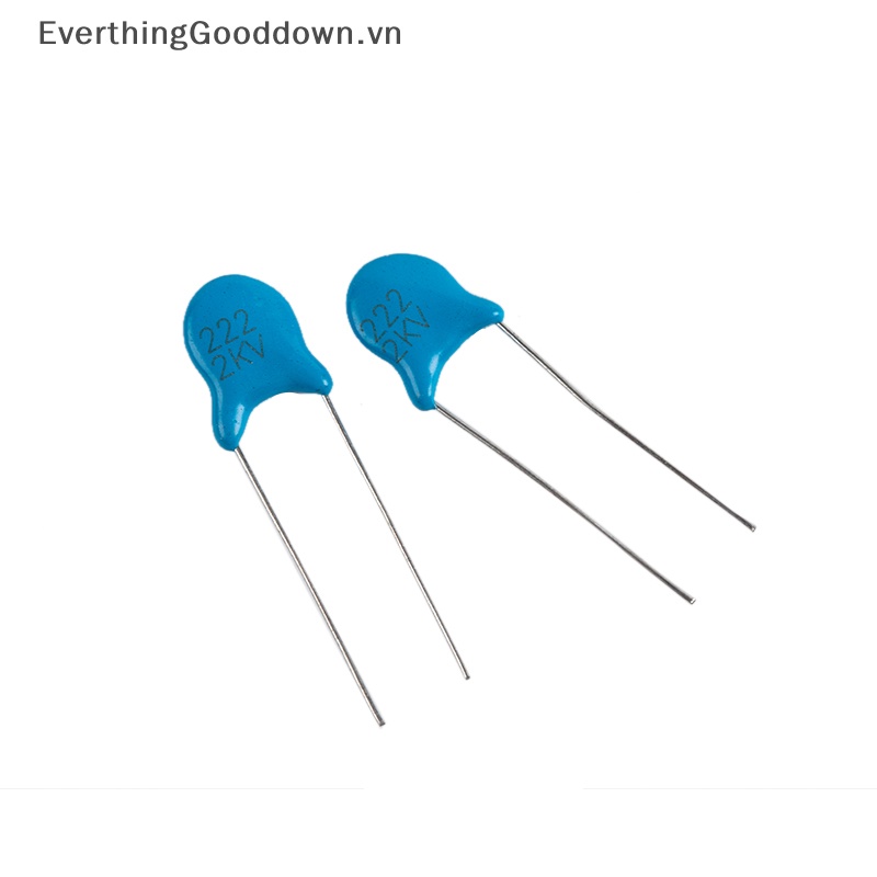 Set 100 Tụ Điện Gốm 2Kv 222 In-Line 2.2nf Chuyên Dụng