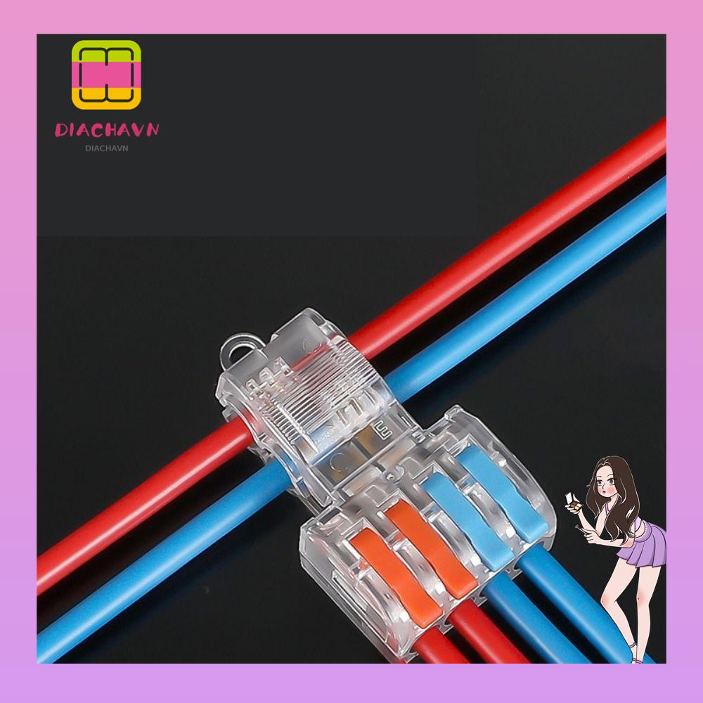 DIACHAVN Khối Đấu Nối Dây Điện Nhanh Chữ T Chuyên Dụng