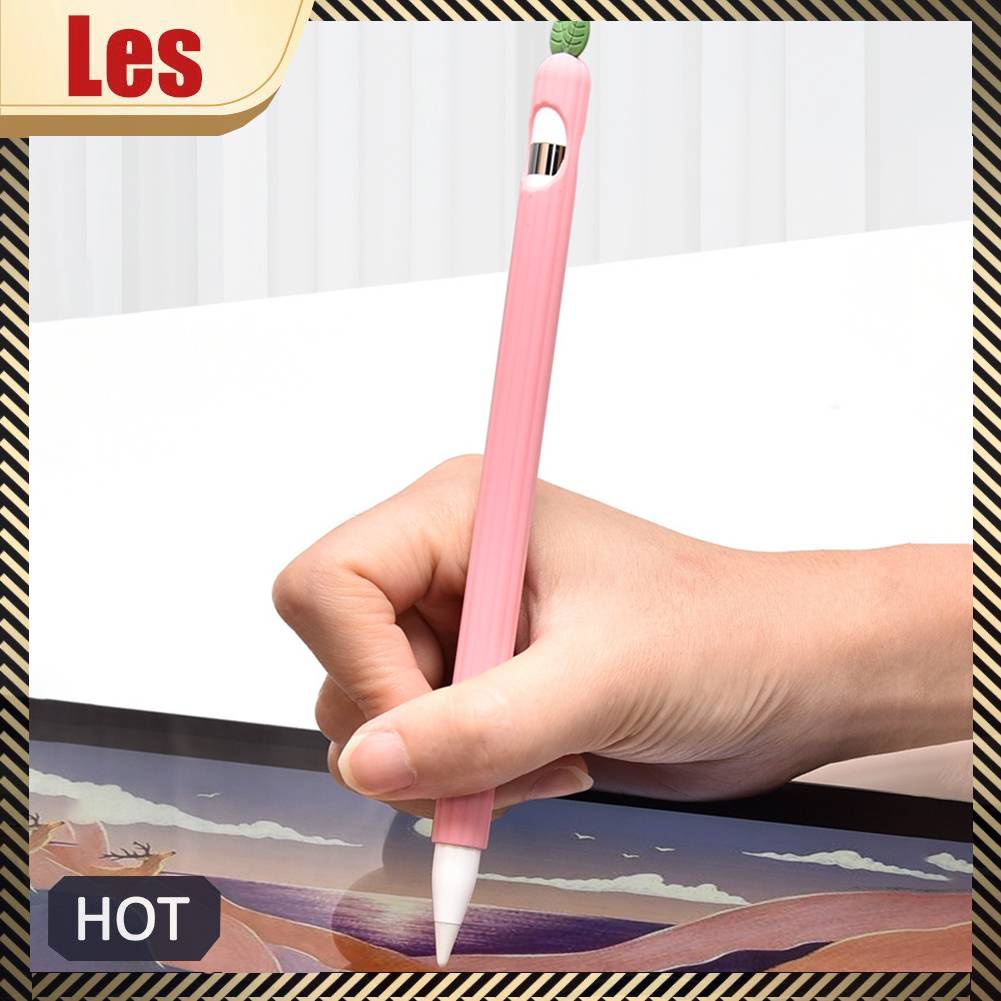 Vỏ Bảo Vệ Bút Cảm Ứng Bằng Silicon Họa Tiết Trái Cây Dễ Thương Cho Appie Pencil