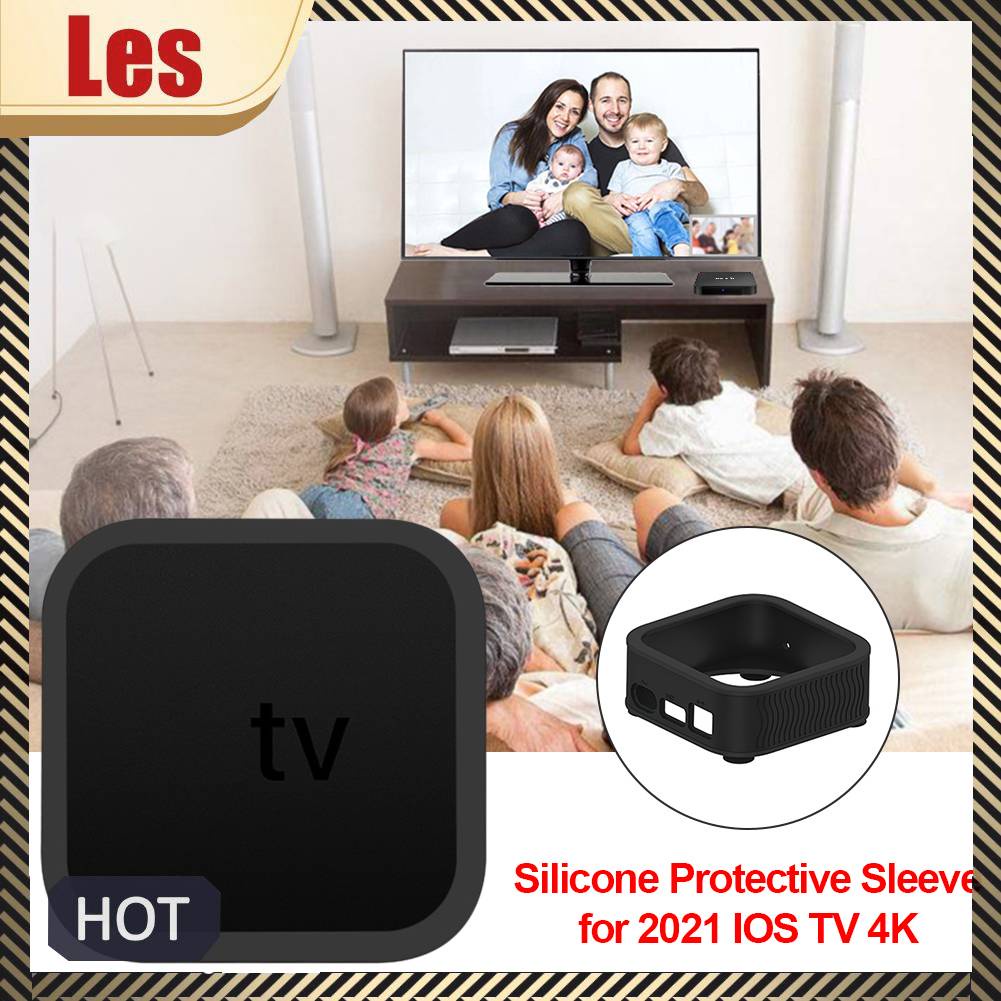 Ốp Silicon Bảo Vệ Chống Bụi Chống Trượt Cho Appie TV 4K 2021