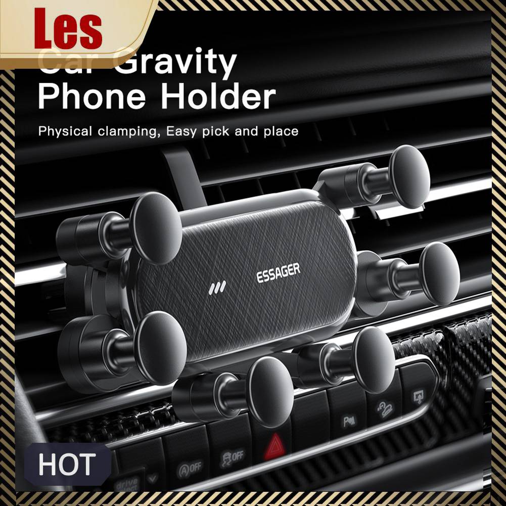 Essager Giá Đỡ Điện Thoại Gắn Lỗ Thông Gió Xe Hơi Chống Trượt Tiện Dụng