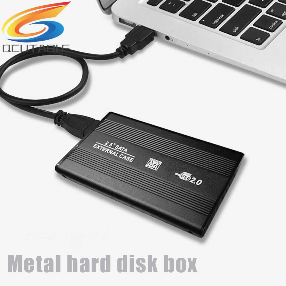 Vỏ Ổ Cứng Ngoài SATA USB2.0 2.5 inch Bằng Hợp Kim Nhôm Ốp