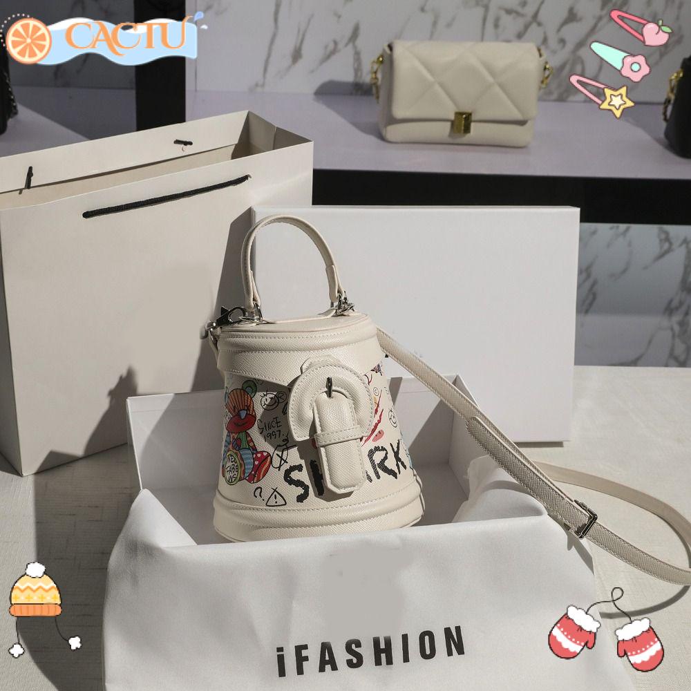 CACTU Túi Xách Đeo Chéo Kiểu Dáng Dễ Thương Cho Nữ