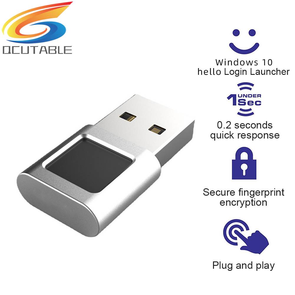 Mô Đun Đọc Dấu Vân Tay Cổng USB Cho Windows 10 Hello Dongle Biometric