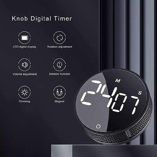 New LED Digital Countdown Magnetic Alarm Clock Kitchen Timer Cooking Stopwatch