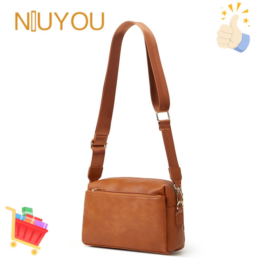 NIUYOU Túi Da Đeo Vai Màu Trơn NIUYOU 2023