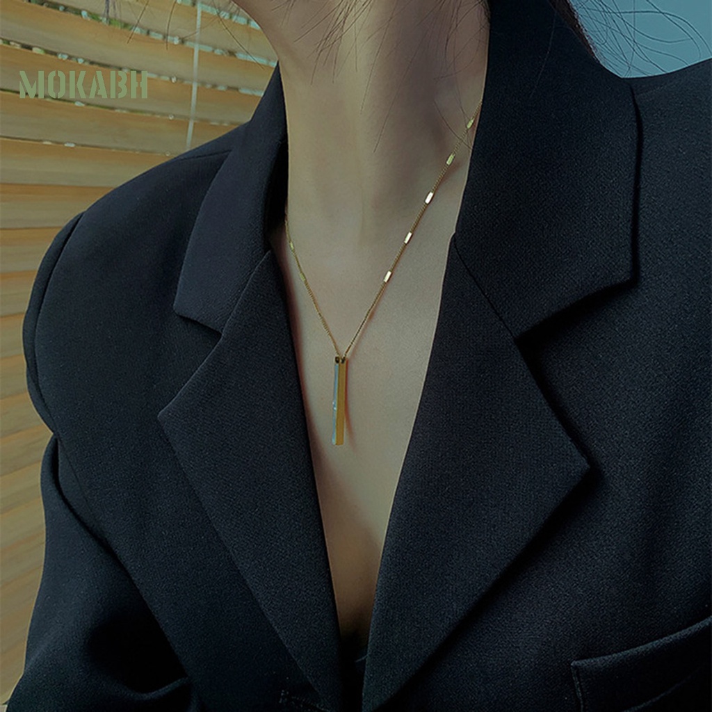 Vòng cổ Mạ Vàng Mỏng Kiểu Dáng Thanh Lịch Hợp Thời Trang Cho Nữ