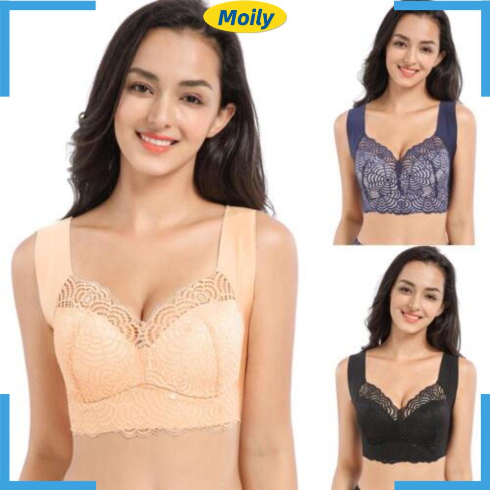 MOILYVN Áo Lót Nâng Ngực Không Mút Đệm