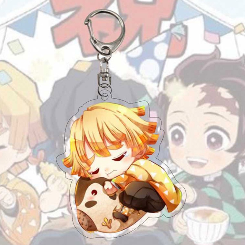 Móc Khóa Acrylic Hình Nhân Vật Anime Demon Slayer Kimetsu no Yaiba