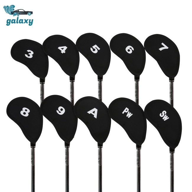 Galaxy Set 10 Vỏ Bọc Đầu Gậy Đánh Golf Chống Trầy Xước Tiện Dụng