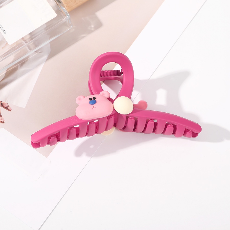 Kẹp Tóc Bằng Acrylic Họa Tiết Hoạt Hình Phong Cách Hàn Quốc Dễ Thương Cho Nữ