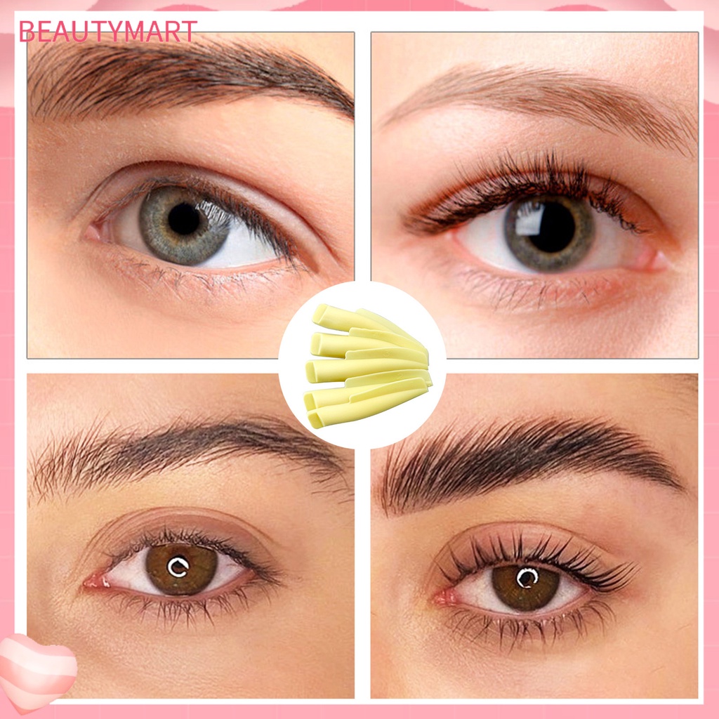 1 Hộp Đệm Silicon Siêu Mềm Thân Thiện Với Môi Trường Hỗ Trợ Uốn Cong Lông Mi