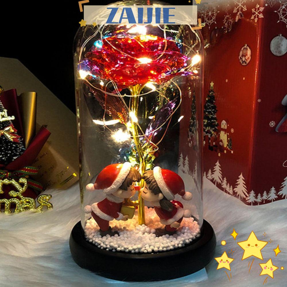 ZAIJIE24 Cây Thông Giáng Sinh Có Đèn LED Trang Trí Năm Mới