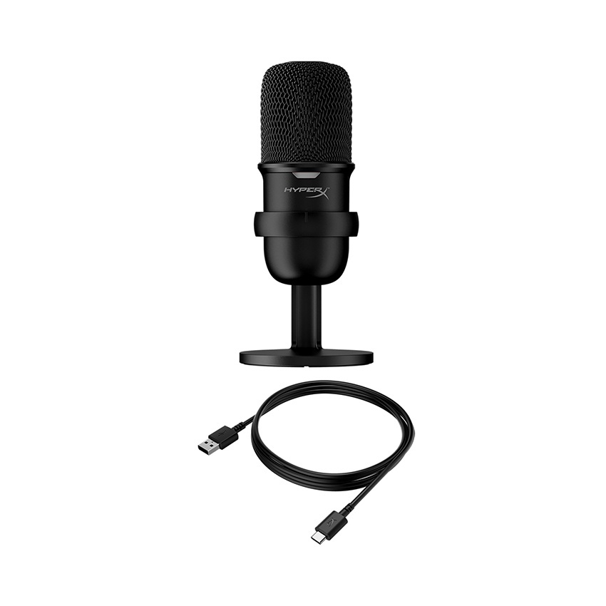 Microphone Kingston HyperX Solocast - Standalone Microphone HMIS1X-XX-BK/G Ghi âm cắm và chạy