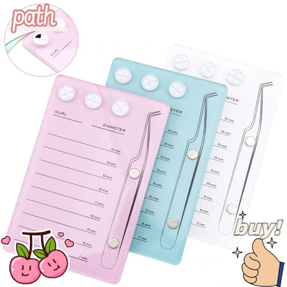 PATH Khay Đựng Keo Dán Lông Mi Giả Trong Suốt Tiện Lợi Dành Cho Luyện Tập Trang Điểm