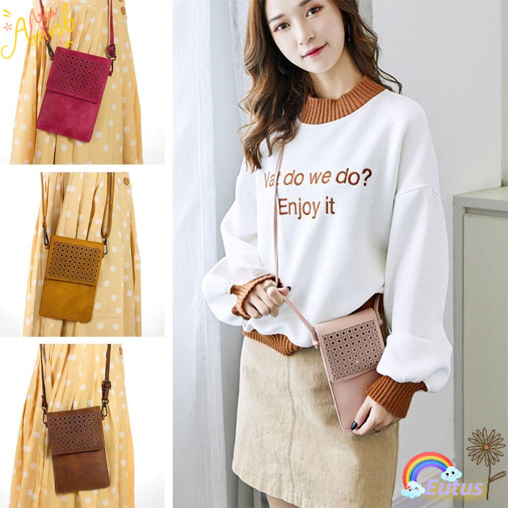 EUCA Túi Lưới Đeo Vai Thoáng Khí Màn Hình Cảm Ứng Chất Lượng Cao Cho Nữ