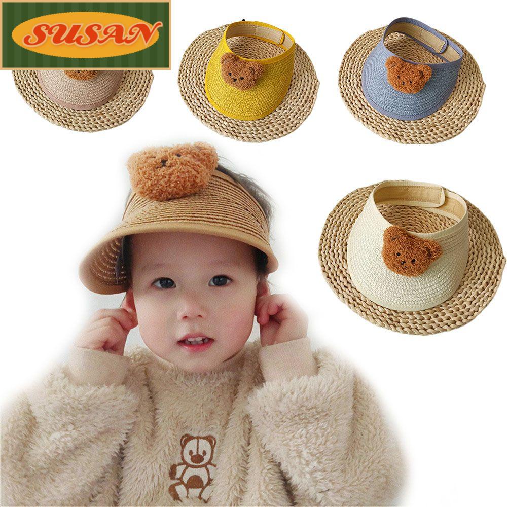 SUSANS Nón Cối Thoáng Khí Tùy Chỉnh Thời Trang Mùa Hè Cho Bé