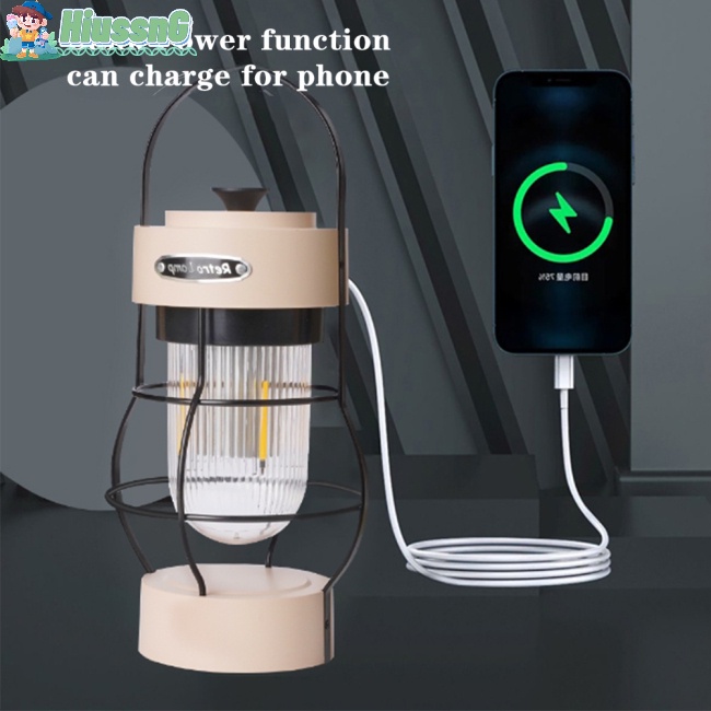 Đèn Lồng Mini Phong Cách Retro Sử Dụng Pin 2200mah