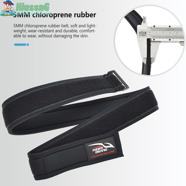 Dây Đai Kháng Lực 5mm Gọn Nhẹ Dễ Điều Chỉnh Hỗ Trợ Luyện Tập Bơi Lội