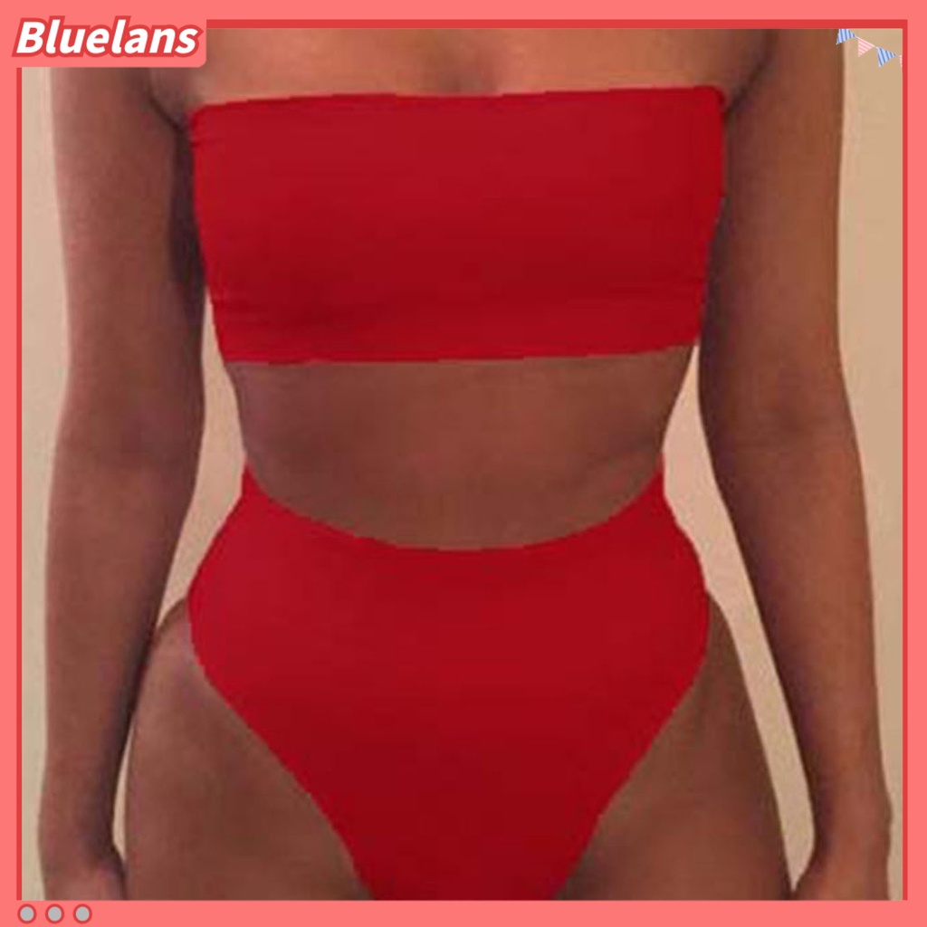 Bộ Đồ Bơi 2 Mảnh Màu Sắc Thời Trang Mùa Hè Cho Nữ