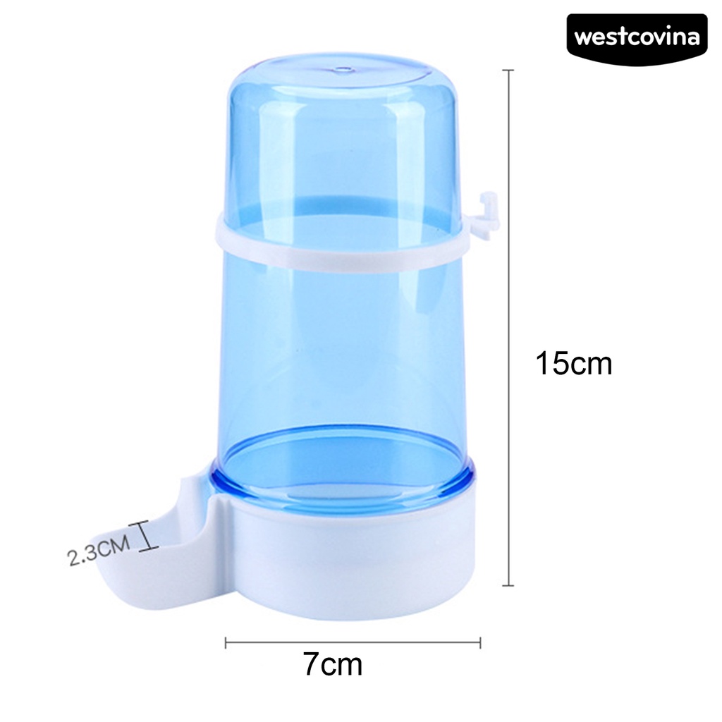 [COD]♞Bình Đựng Nước Uống Tự Động Cho Chim 400ml Bằng PP Trong Suốt