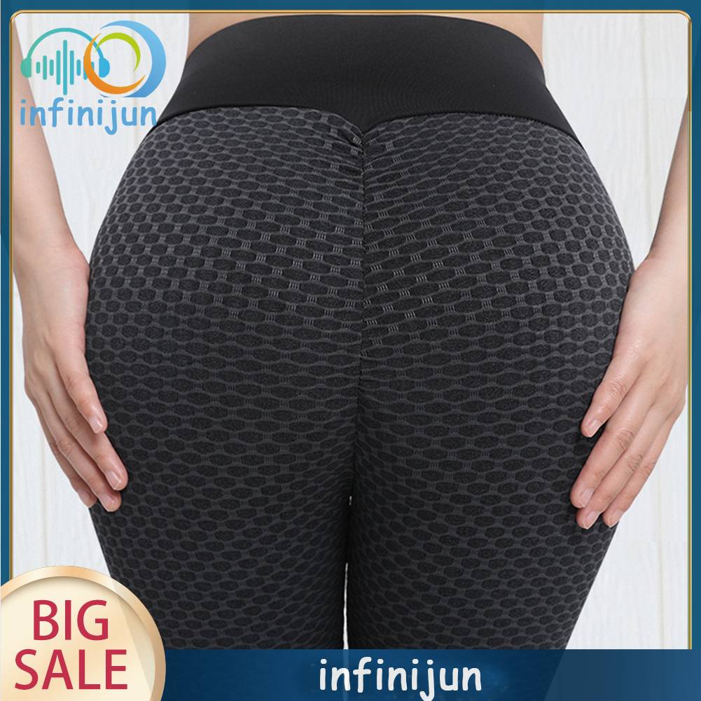 Quần Legging Thể Thao Lưng Cao Thoáng Khí Chống Nhăn Thời Trang Cho Nữ