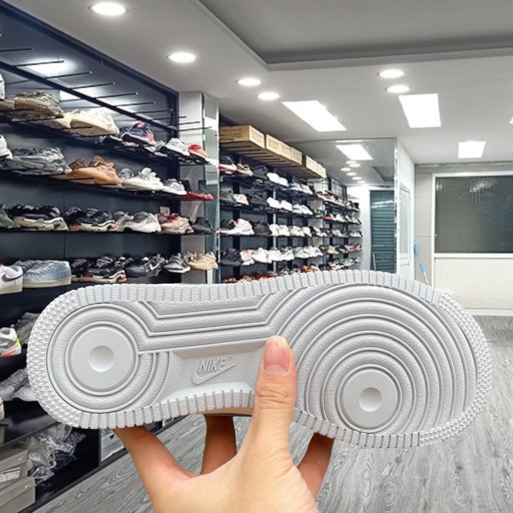 Giày Thể Thao AF1 Nam Nữ Full Box, Giày Sneaker AF1 Tím Khoai Môn Xanh Trắng Hàng Cao Cấp