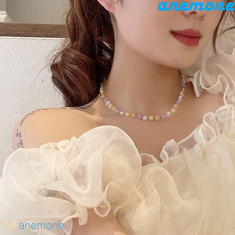 Vòng cổ Y2K Resin Nhiều Màu Sắc Phong Cách Hàn Quốc Thời Trang Cho Nữ