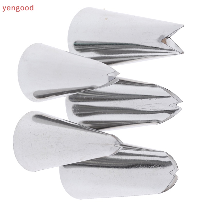 Bộ 5 Đuôi Bắt Bông Kem Trang Trí Bánh Bằng Thép Không Gỉ