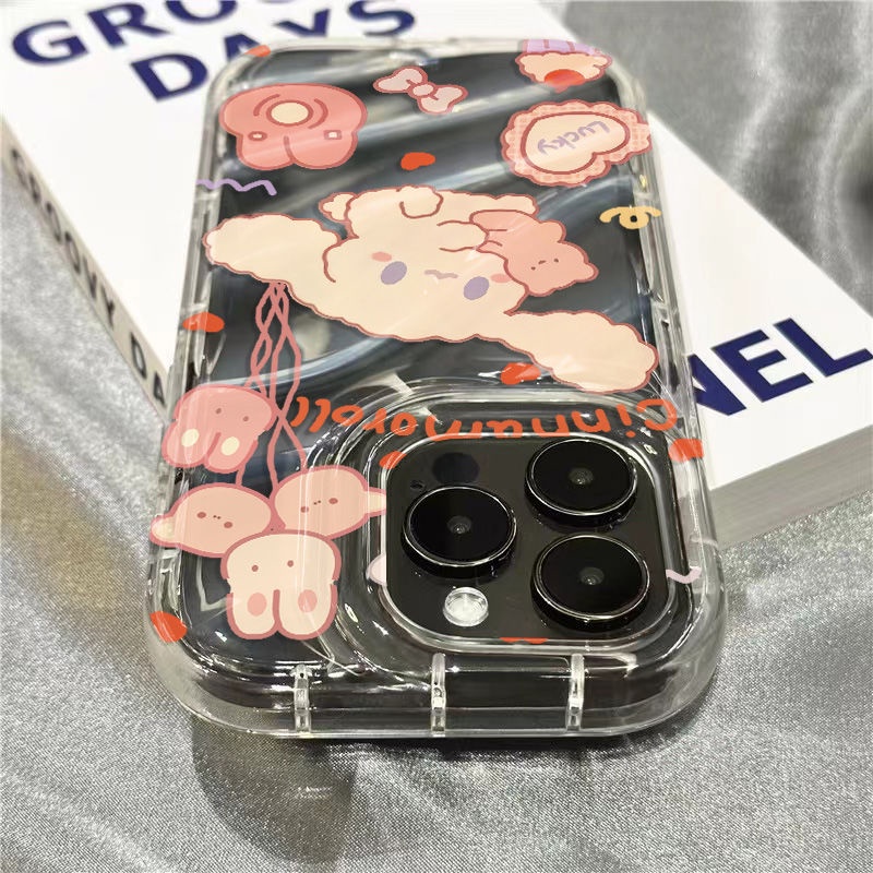 Ốp Điện Thoại Mềm Trong Suốt Hình Cún Cinnamon Cho iPhone14promax / 8 11Plus 1312 7 / xr