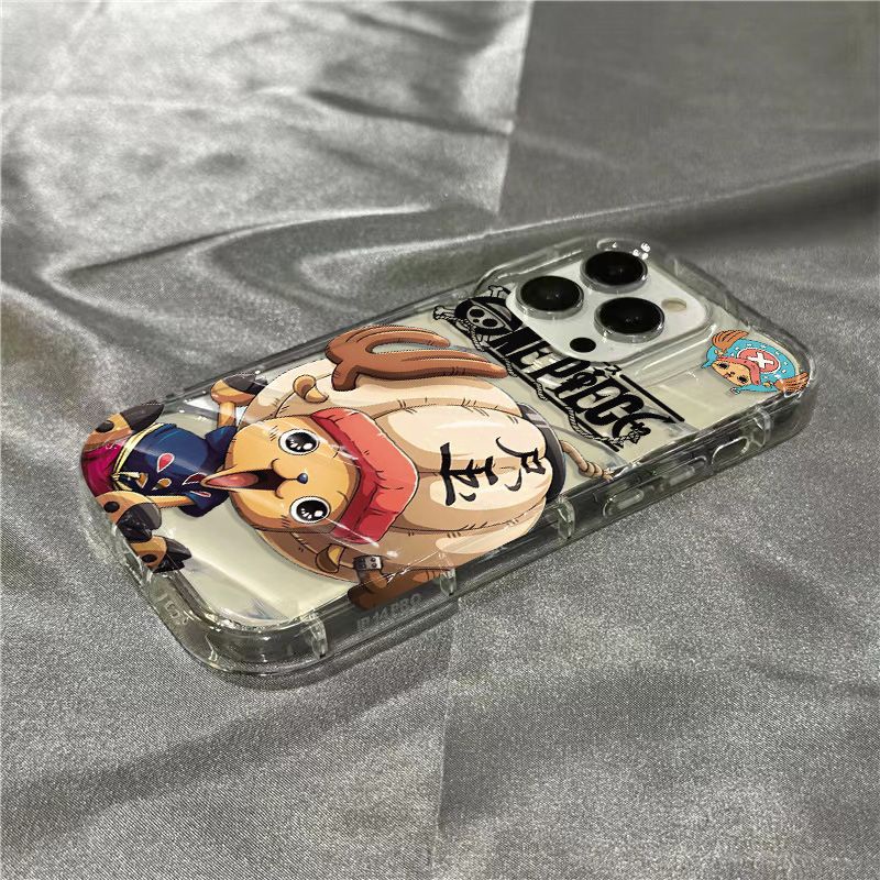 Ốp Điện Thoại Mềm Trong Suốt Hình OSFD Dễ Thương Cho Apple plussins / 8 Cute xr7 11 Chopper / iPhone14promax / 1312