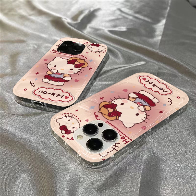 Ốp Điện Thoại Dẻo Trong Suốt Họa Tiết Hoạt Hình Chú Mèo Dễ Thương Cho iPhone14promax7xr811plus 1312 BNF2