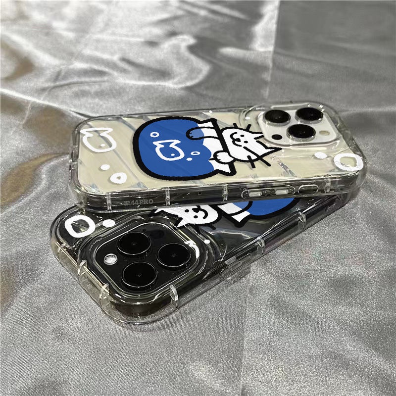 Ốp Điện Thoại Mềm Trong Suốt In Hình Cá / Mèo Dễ Thương Cho Iphone xr8plus 1312 / 7 / 14Promax / 11 B5K5