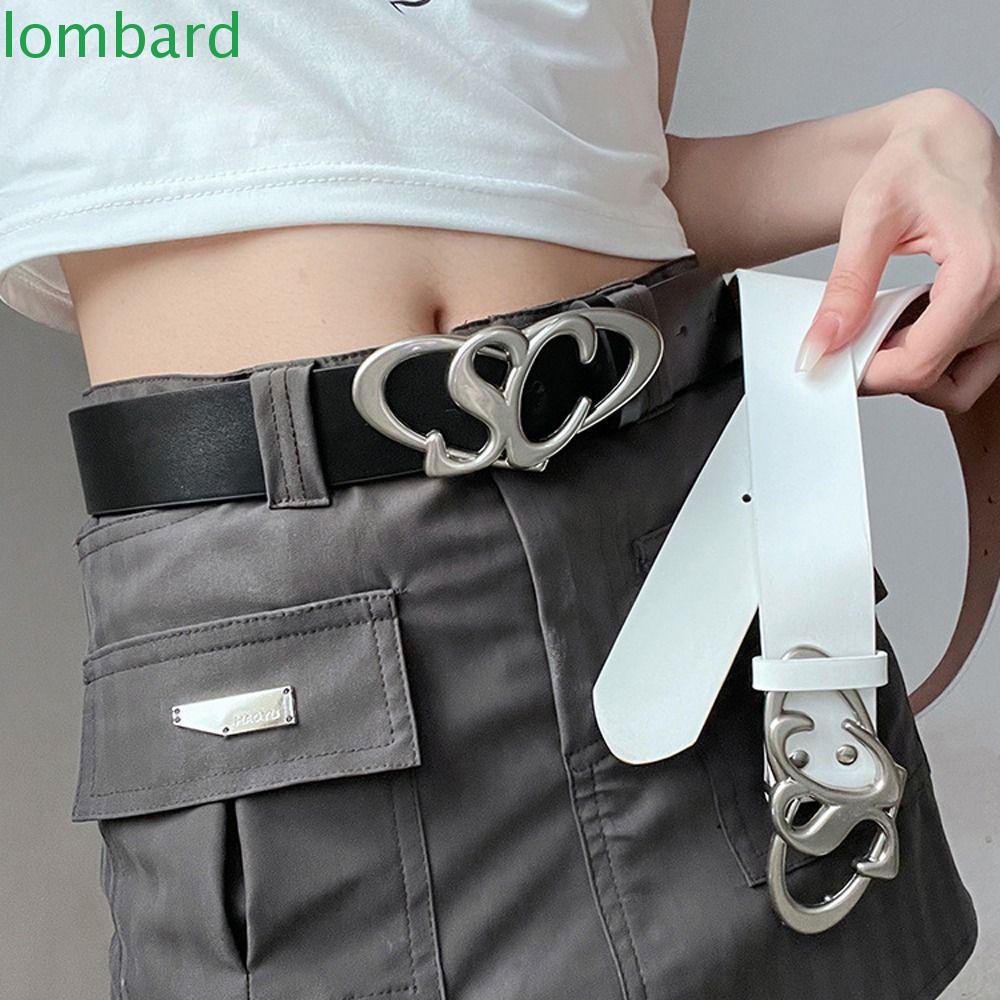 Thắt Lưng Da Khóa Kim Loại Hình Trái Tim Thời Trang Cho Nam