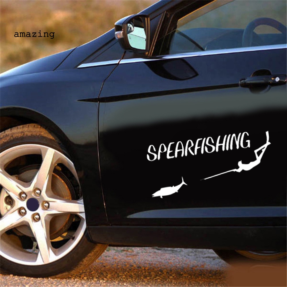 Sticker Phản Quang Dán Trang Trí Xe Hơi Họa Tiết Cá Lê Độc Đáo