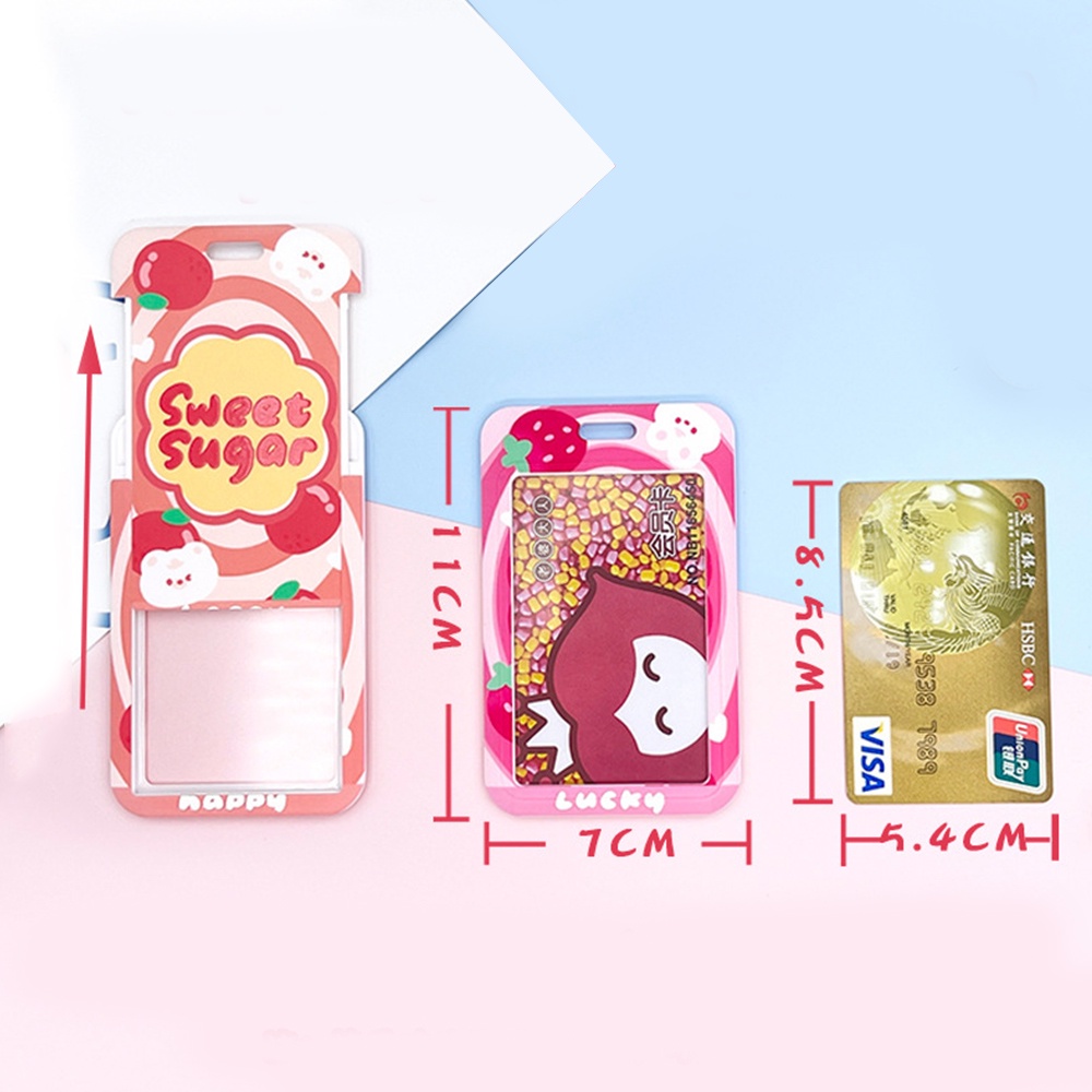 Dây Đeo Thẻ Siêu Bền Chống Thất Lạc Họa Tiết Hoạt Hình Dễ Thương